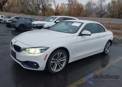 2018 BMW 430I xDrive z USA, uszkodzony, nr VIN WBA4Z3C55JEC48832